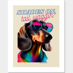 Shades on, tail waggin' Posters and Art